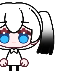 头发 马尾 >> A 2 渐变